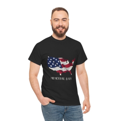 Memorial Day Tee Honor and Remember Soldier Military T-Shirt Unisex Heavy Cotton Tee